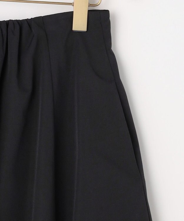 組曲 L ソフトクロスバルーン スカート ブラック系