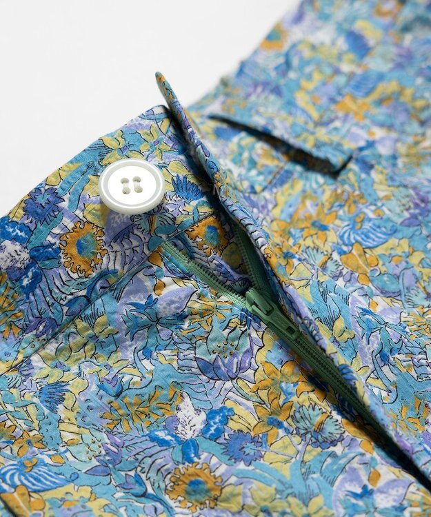 LENO LIBERTY PRINT SHORTS / リバティプリントショーツ BLUE