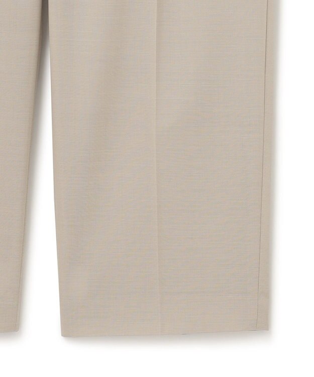 ICB 【洗える】 サマーウールトロ ストレートパンツ ライトオリーブ系