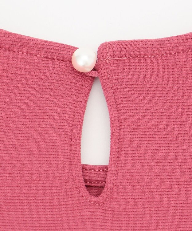 組曲 KIDS 【80-100cm】グログランワンピース オールドローズ系