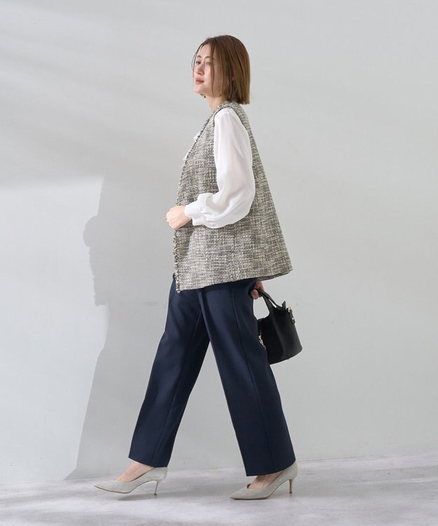 YECCA VECCA ラッフルブラウス White