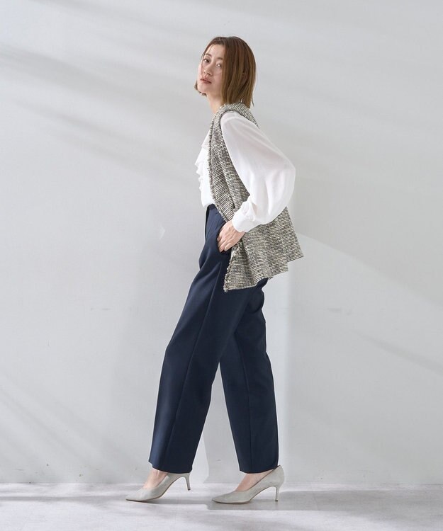 YECCA VECCA ラッフルブラウス White