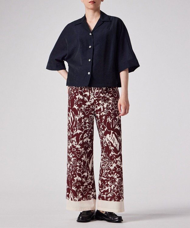 Paul Smith オープンカラー シアーシャツ ネイビー