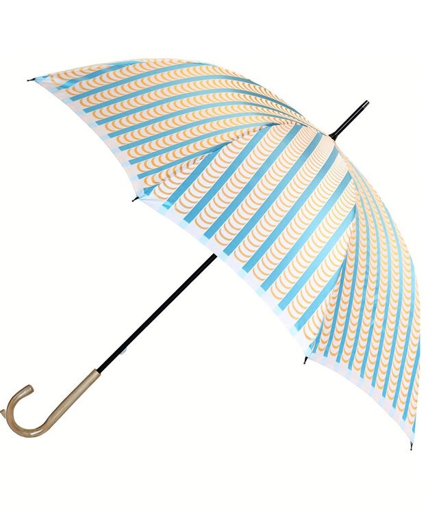 槇田商店 Stig Lindberg DRAPES オレンジ 長傘 オレンジ