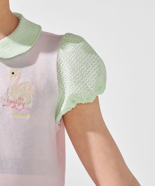 Chacott ジップアップワンピース ベビーピンク