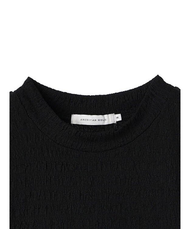AMERICAN HOLIC フクレジャガードカットプルオーバー Black