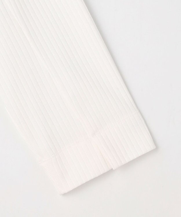 J.PRESS LADIES L 針抜きフライス クルーネック カットソー ホワイト系