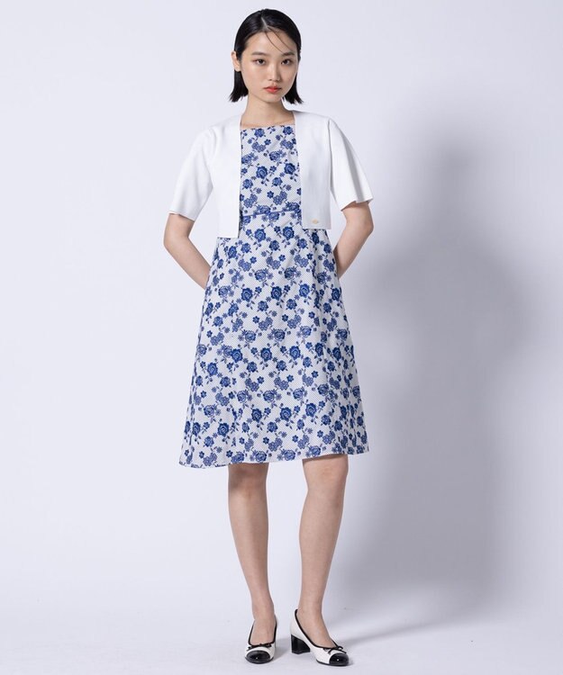 TOCCA 【洗える・接触冷感】CREPE BOLERO ボレロ アイボリー系