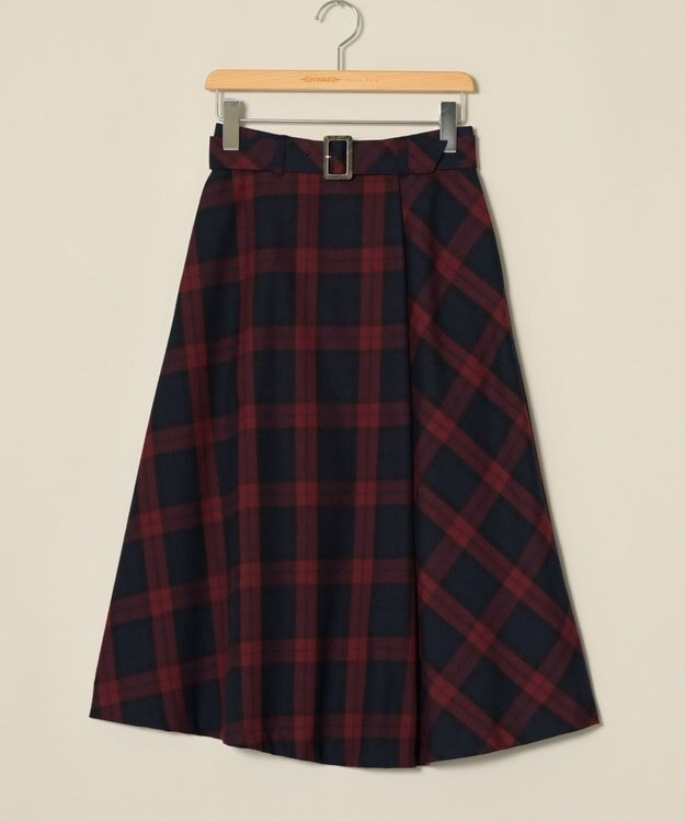 ONWARD Reuse Park 【any SiS】スカート秋冬 レッド