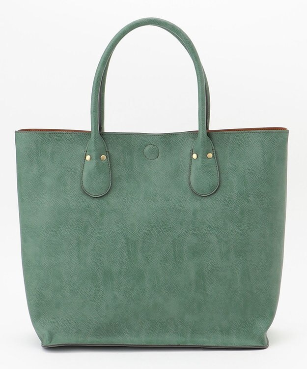 UNBILLION 【テレビ ドラマ着用アイテム】Otias シュリンクタイプ合皮トートバッグ グリーン