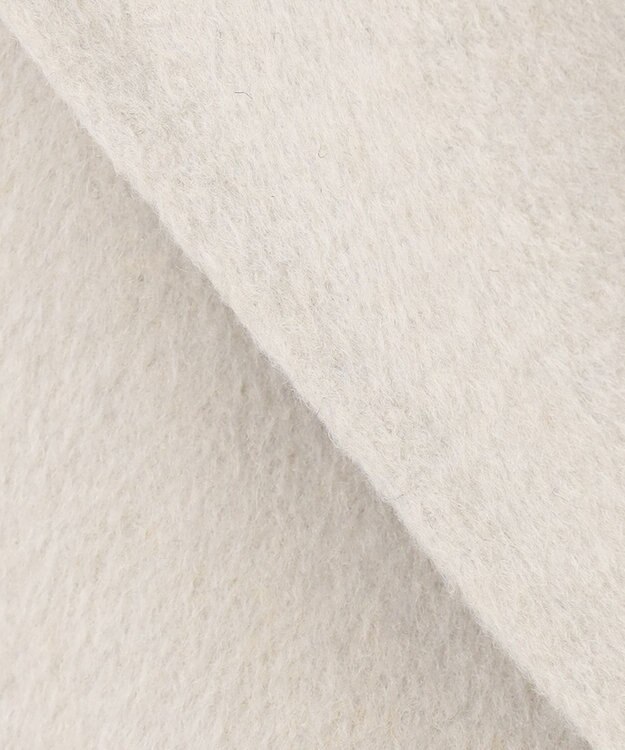 UNFILO 【撥水】ウール混リバー フーデットコート ベージュ系