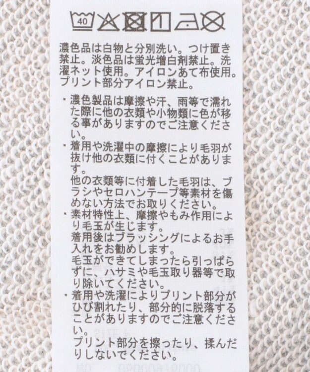 Green Parks Lucifer/ルシファー/レース英字ロゴスウェット Gray Mixture