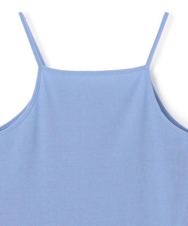 BEIGE， 【洗える・Oggi 10月号掲載】MARINO / コットンリブキャミソール Sky