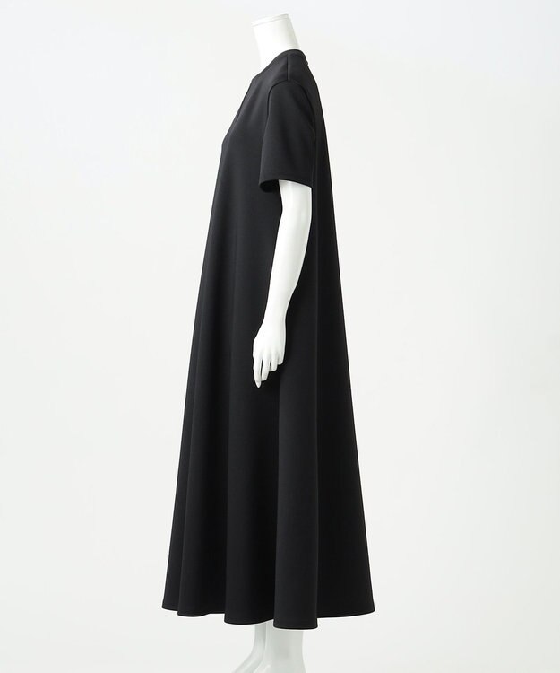 23区 L 【R(アール)】スキューバ フレアワンピース ブラック系