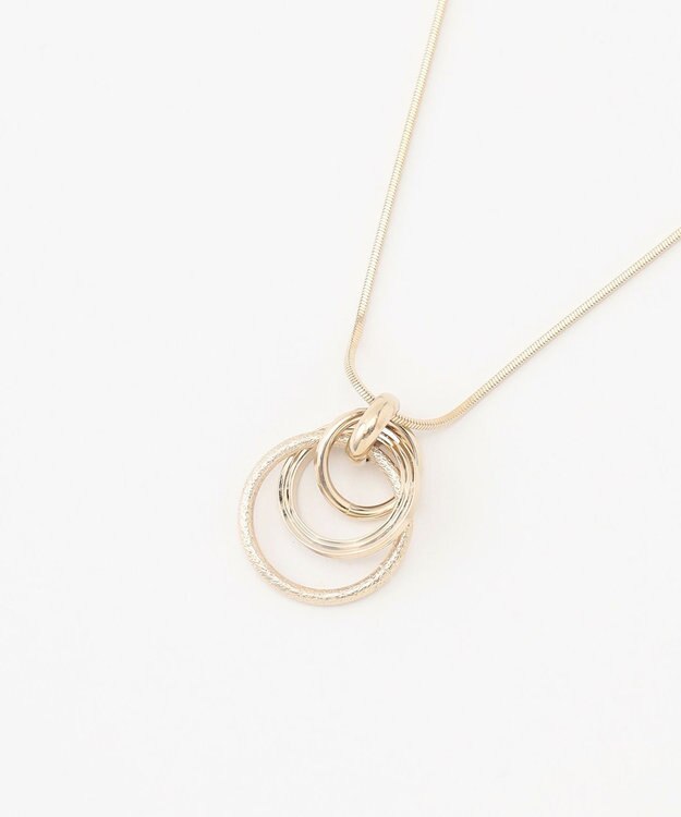 ANY リングネックレス ライトゴールド