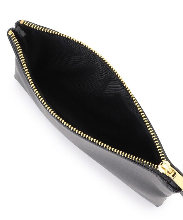 23区 【先行予約】メッシュコンビ ポーチ付き トートバッグ ベージュ×ブラック