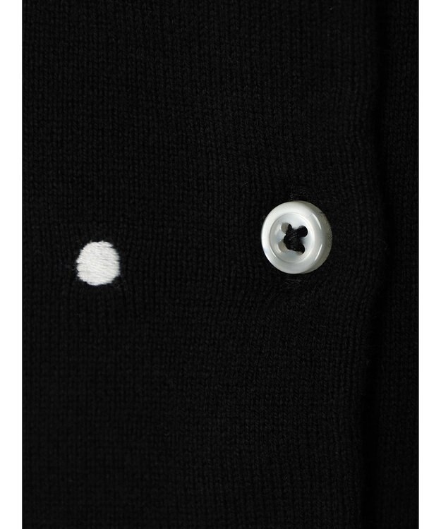 AMERICAN HOLIC Ｄｏｔモックネックニットカーディガン Dot