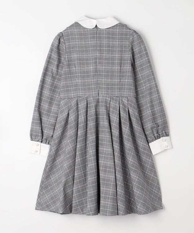 ANY KIDS 長袖 ワンピース グレンチェック