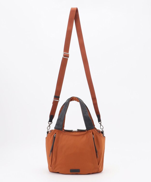 Y'SACCS ふんわりラウンド2WAYトート Sサイズ オレンジ