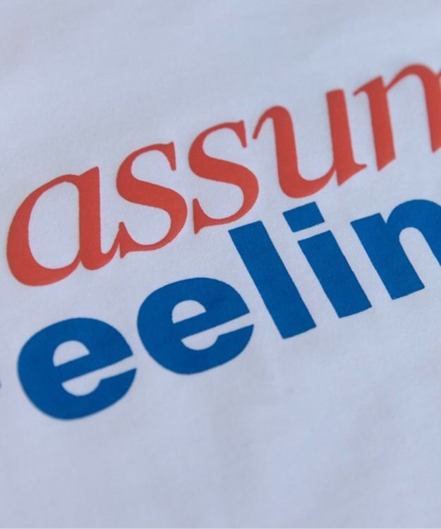 WEGO 【ANGIE VINTAGE】ロゴプリントロンT ホワイト