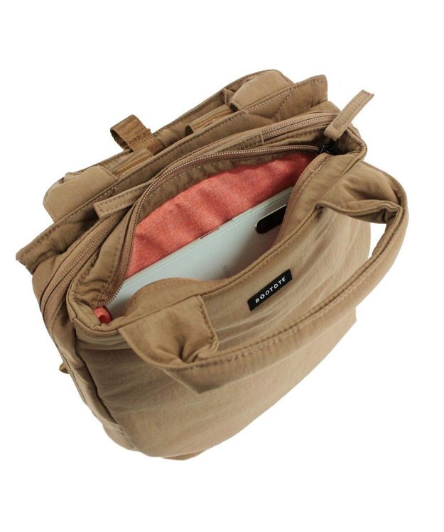 ROOTOTE 1287【背負えるトート】SN.セオルーミニ.デイトリップ-A 03：ベージュ