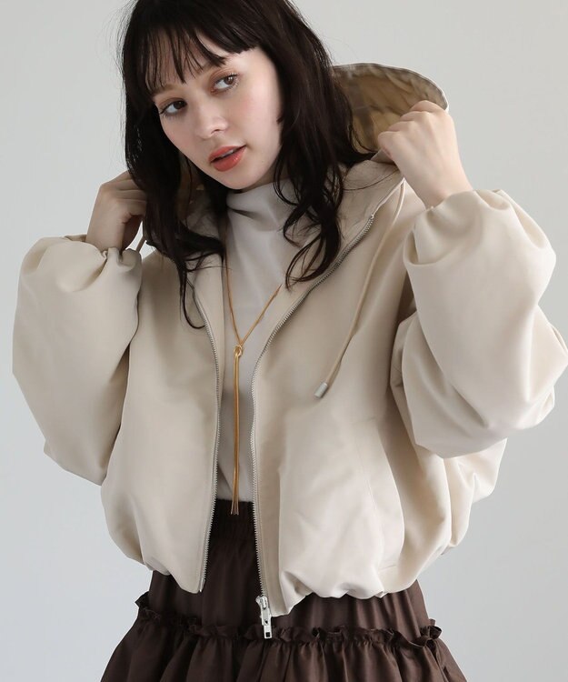 Green Parks ・ＥＬＥＮＣＡＲＥ　ＤＵＥ　ショートマウンテンパーカー Ivory