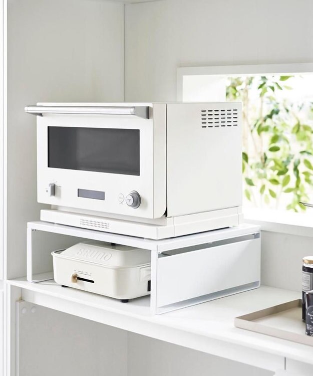 tower オーブンレンジラック タワー ホワイト ホワイト