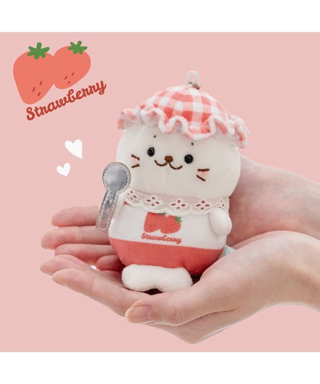 Mother garden しろたん ジャムキーホルダー 《いちごしろたん》 単品 いちごしろたん