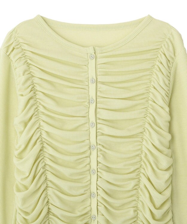 CRAFT STANDARD BOUTIQUE シャーリングカーディガン Lime Green