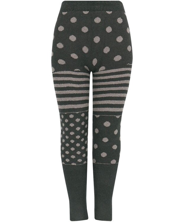 WACOAL あったかボトム 毛糸のパンツ ふんわりフィット 足首丈 レディース PPL767 /ワコール ダークブラウン