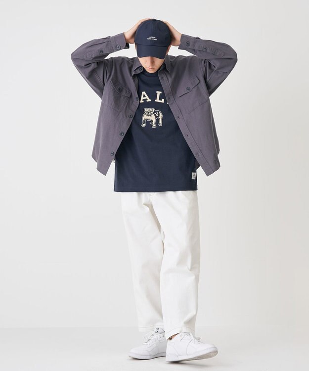J.PRESS YORK STREET 【UNISEX】リネンCPOジャケット グレー系