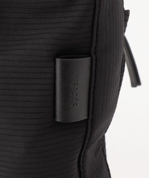 Y'SACCS コーデュロイライクナイロンショルダー ブラック