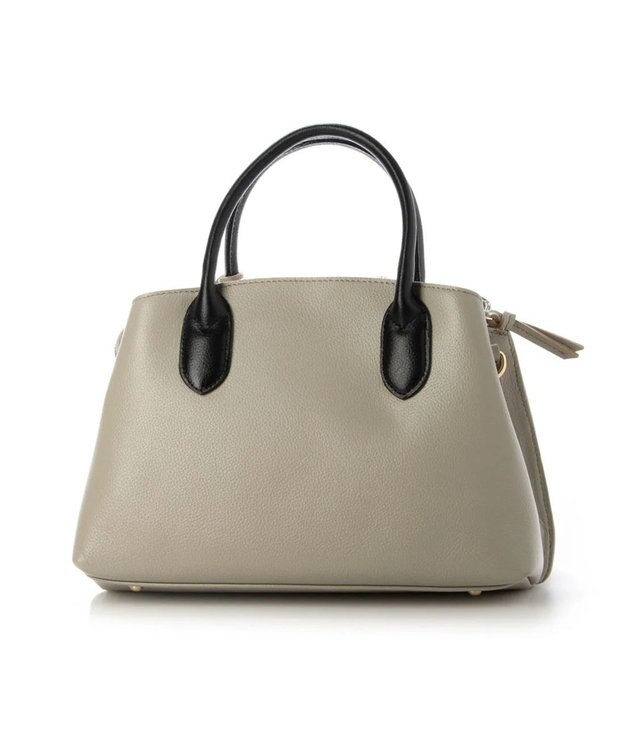 UNBILLION perche ゴートユーティリティヒネリかぶせトートS グレーブラック