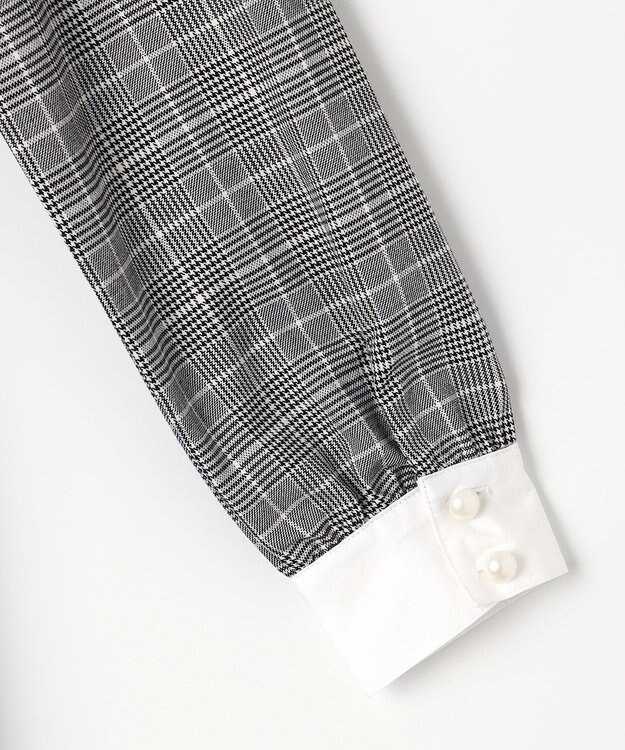 ANY KIDS 長袖 ワンピース グレンチェック