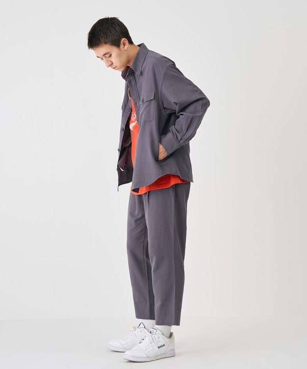 J.PRESS YORK STREET 【UNISEX】リネンCPOジャケット グレー系