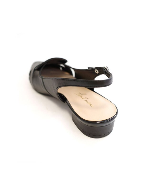 Pointer 日本製 本革グルカ風ミュール ブラック