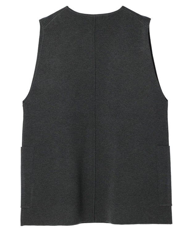 AMERICAN HOLIC ＶネックＷポケットニットベスト Gray Mixture