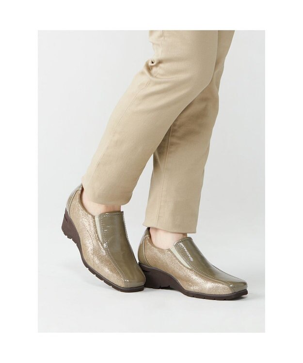 ASICS WALKING ペダラ レディース 3E トープグレー(エナメル)