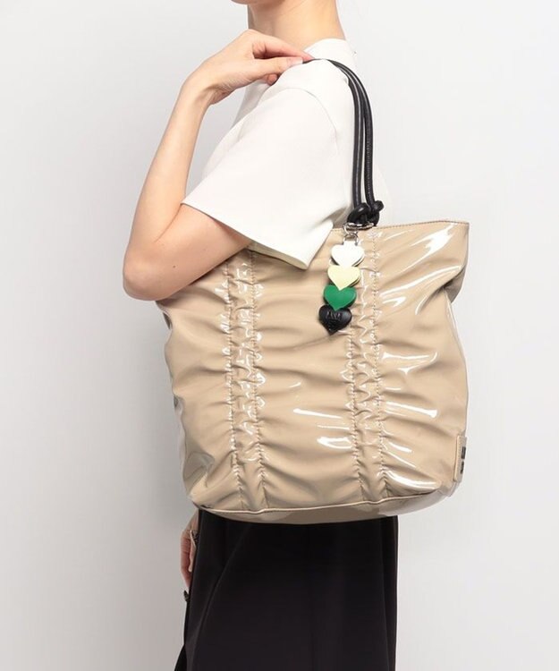 ANNA SUI クアトロハート トートバッグ ベージュ