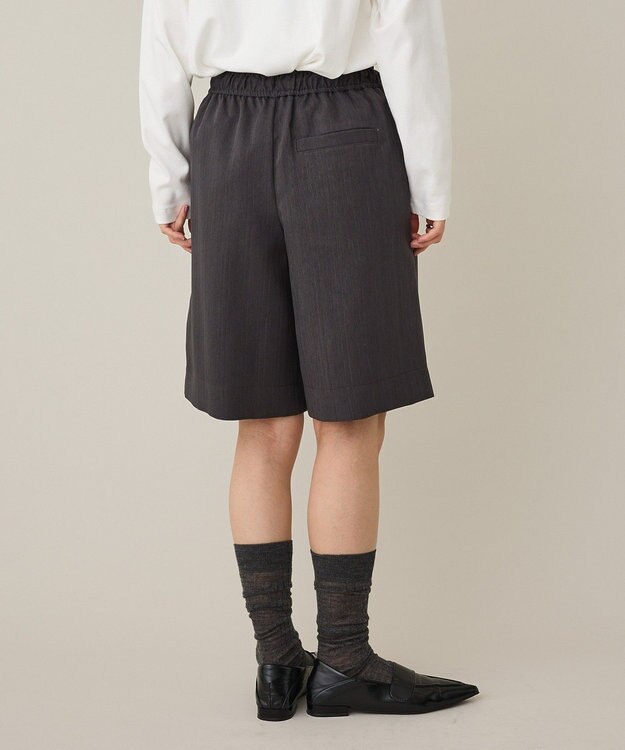CRAFT STANDARD BOUTIQUE ウエストコードハーフパンツ Gray
