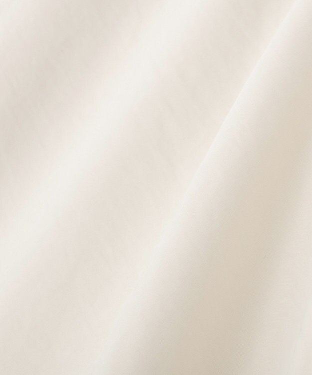 Green Parks 光沢サテンナロースカート Ivory