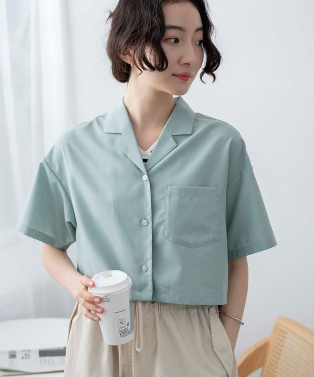 レディース オープンカラーシャツ オープンカラーショートシャツ / WEGO | ファッション通販 【公式通販