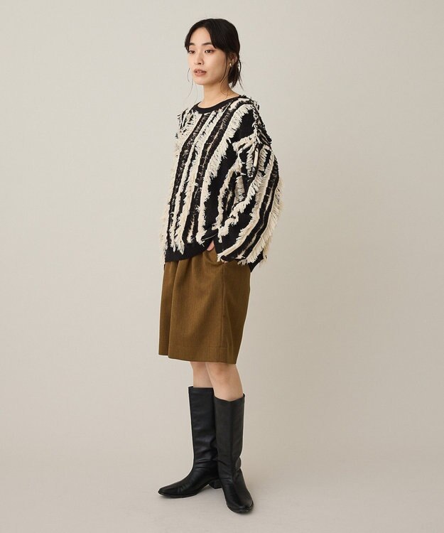 CRAFT STANDARD BOUTIQUE ウエストコードハーフパンツ Brown