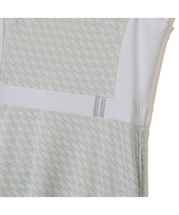 ZERO HALLIBURTON モノグラム柄ノースリーブワンピース ZHG-W6S7b 85221 ホワイト