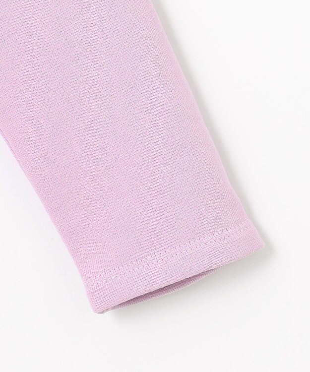 組曲 KIDS 【110-140㎝】オーナメント刺繍 トレーナー ライラック系