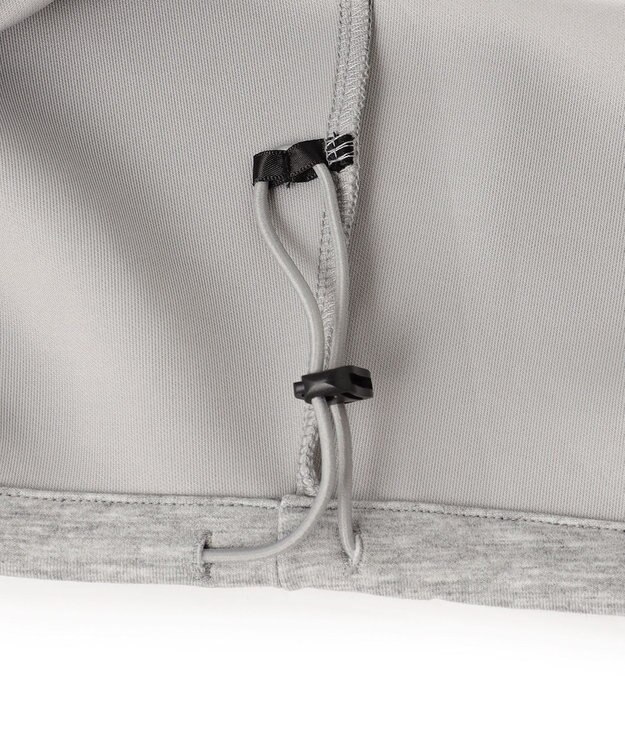 UNFILO BEAUTY FORM JERSEY キーネック トップス TOPグレー