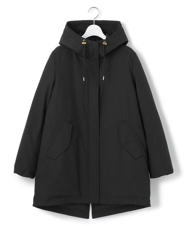 23区 【滝沢眞規子さん着用/一部店舗限定/撥水加工】ミリタリー ダウンコート ブラック系