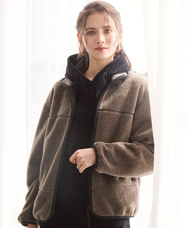 SLOW/一部店舗限定】エコファー ブルゾン / 23区 | ファッション