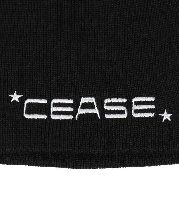 WEGO 【ユニセックス】CEASEロゴシングルニットワッチ ブラック