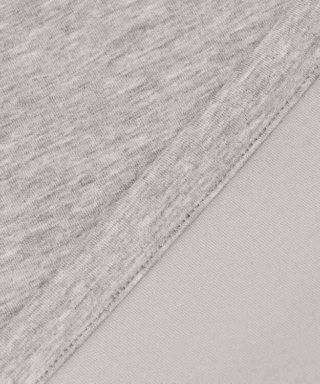 UNFILO BEAUTY FORM JERSEY キーネック トップス TOPグレー